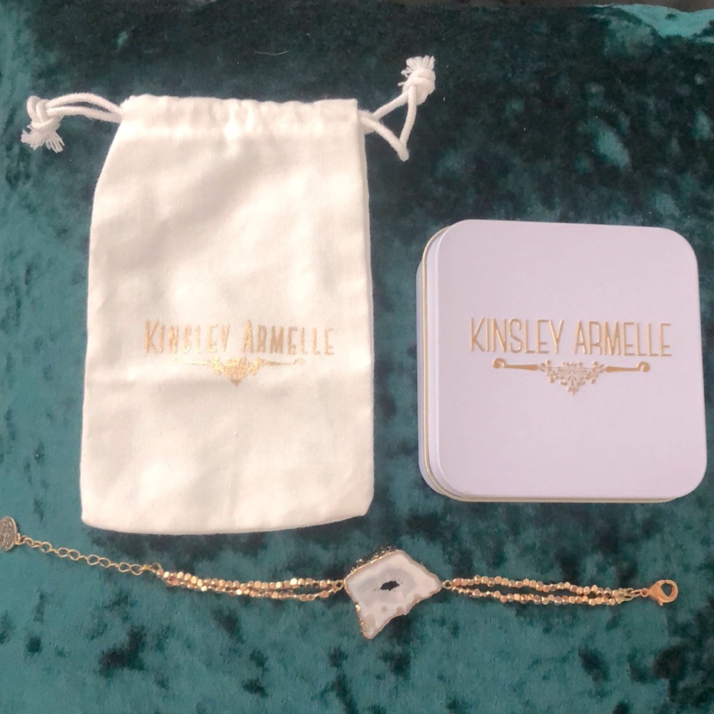 Kinsley Armelle braclet. Beautiful agate bracelet. Brand new. Never worn.